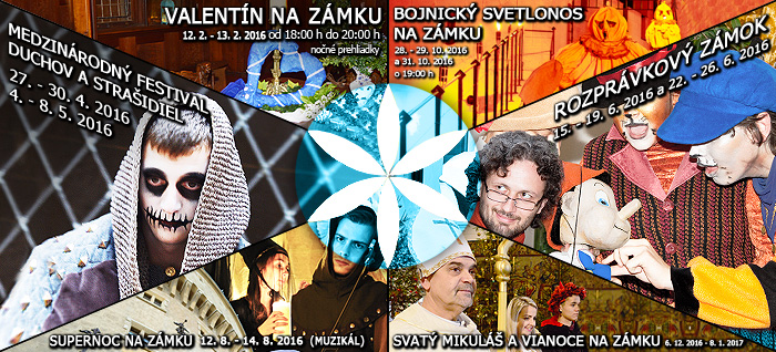 Calendar of events 2016 SNM-Bojnice